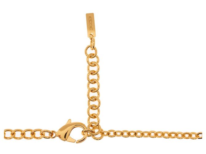Collana Moschino Logo Oro e Metallo - vista 4
