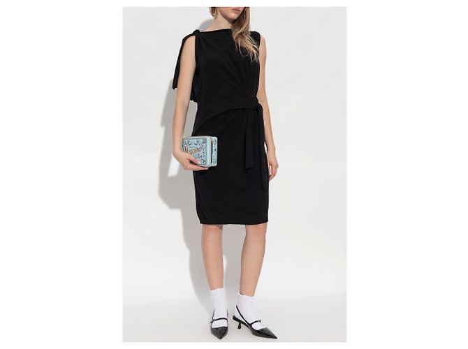Vestido Moschino de lana negro - vista 2