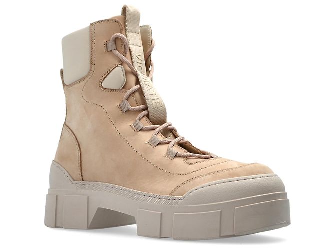 Vic Matié Botines Vic Matie de ante beige con plataforma - vista 4