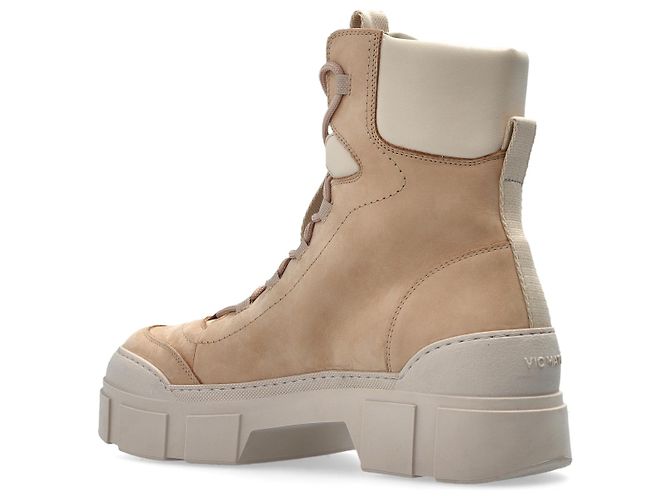 Vic Matié Botines Vic Matie de ante beige con plataforma - vista 5