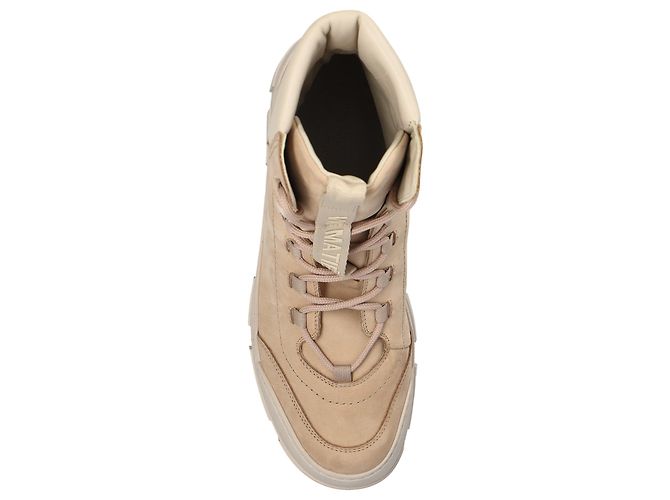 Vic Matié Botines Vic Matie de ante beige con plataforma - vista 6