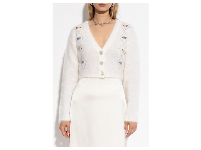 Alessandra Rich Cardigan mit Blumenmotiv - Ansicht 3