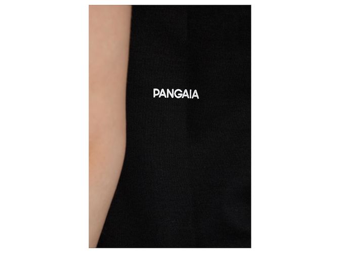 Autre Marque Top senza maniche in cotone nero Pangaia - vista 5