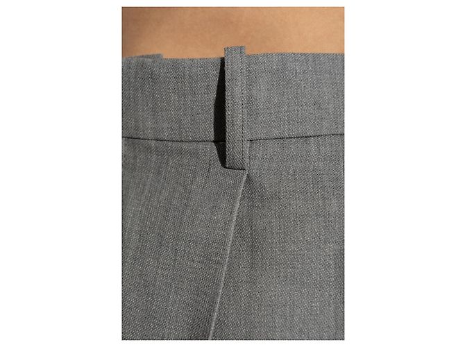 Victoria Beckham Calças de lã com pregas - vista 5