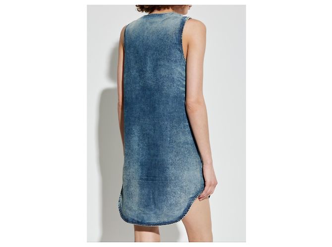 Vestido de denim azul Diesel DE-LARIS--S de algodón - vista 4