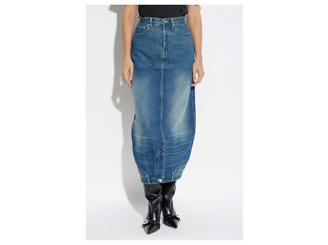 Vêtements Falda vaquera azul VETEMENTS - vista 3