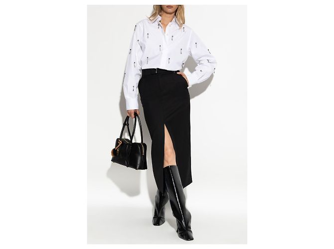 Stella Mc Cartney Camisa con apliques brillantes - vista 2