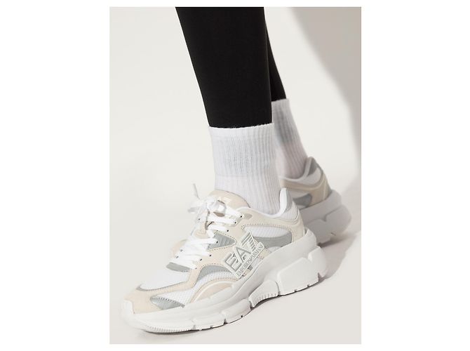 Emporio Armani Scarpe sportive con logo - vista 2