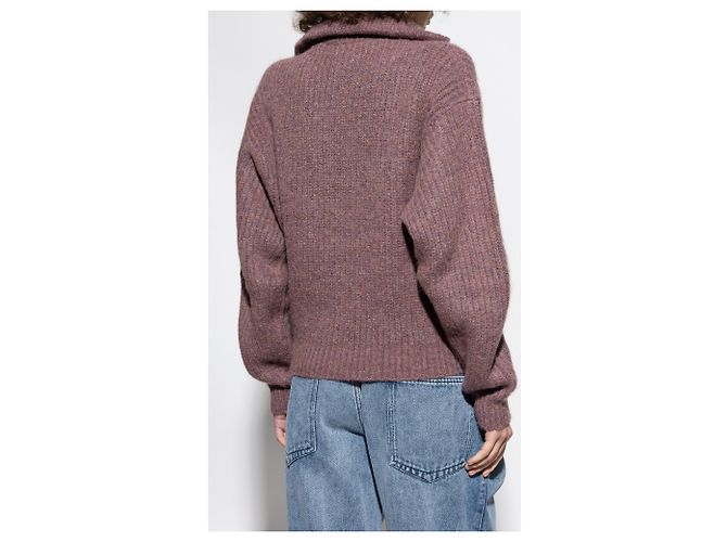 Isabel Marant Etoile Danita Pullover Lila Wolle Mohair - Ansicht 4