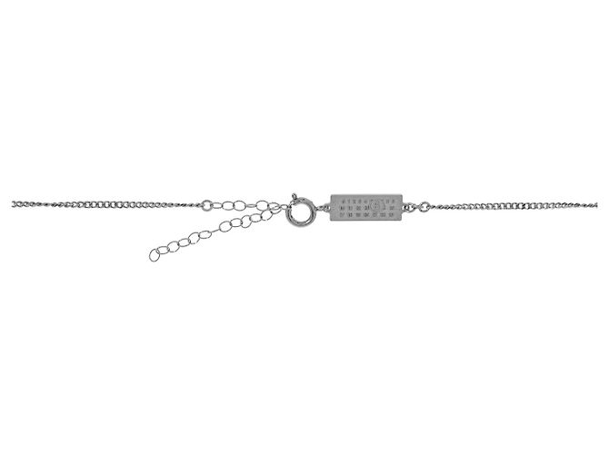 Maison Martin Margiela Collana con pendente con logo inciso - vista 4