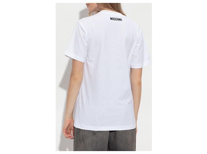 Moschino T-shirt con ricamo - vista 4