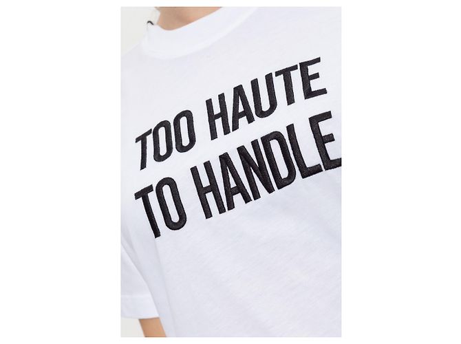 Moschino T-shirt con ricamo - vista 5
