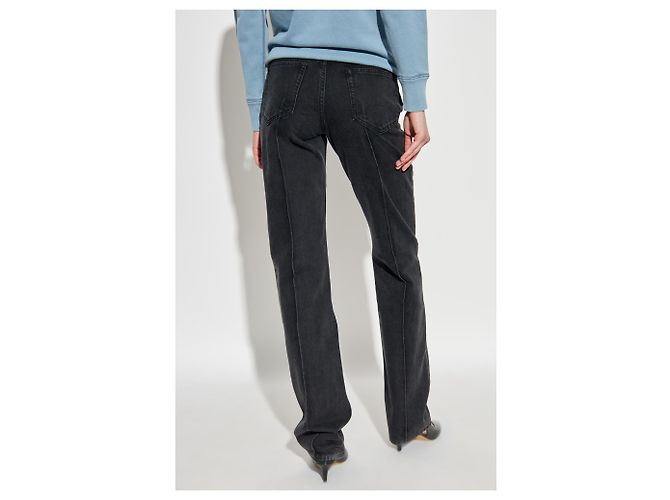 Isabel Marant Lirokayo Jeans Schwarz Baumwolle - Ansicht 4