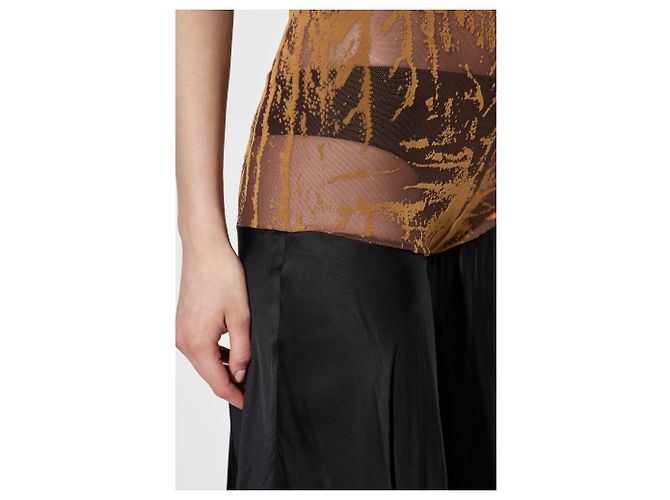 Falda larga maxi Diesel O-GARCIA negra de viscosa - vista 5