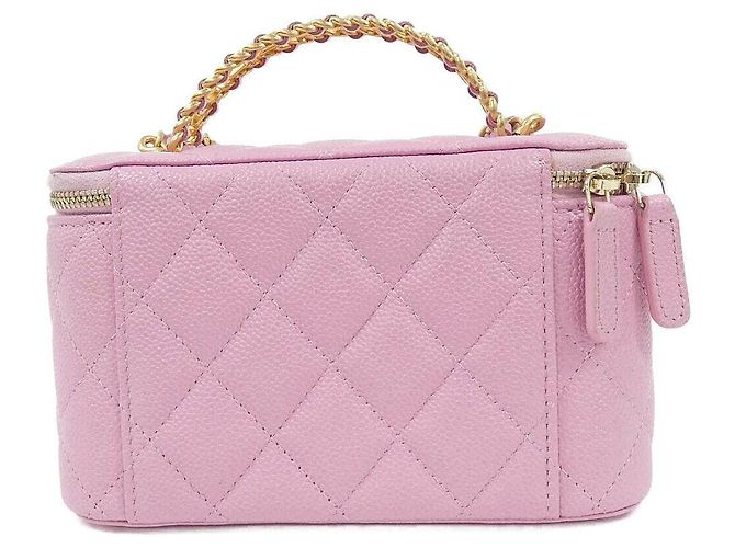 Borsa a tracolla Chanel in pelle Caviar - vista 2