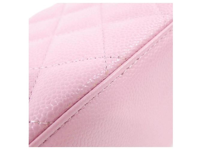 Borsa a tracolla Chanel in pelle Caviar - vista 3