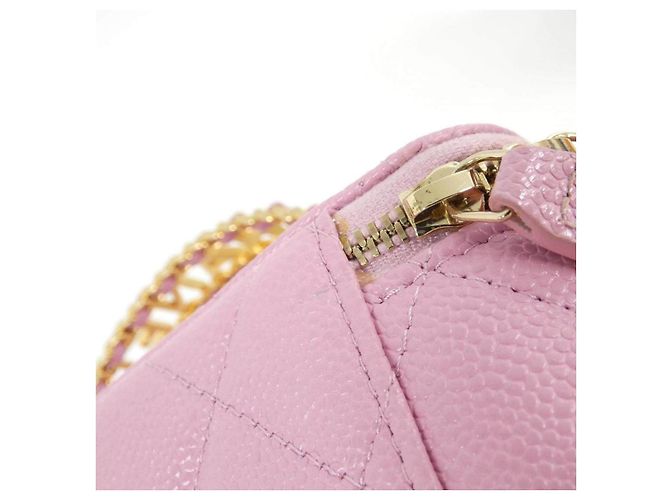 Borsa a tracolla Chanel in pelle Caviar - vista 6