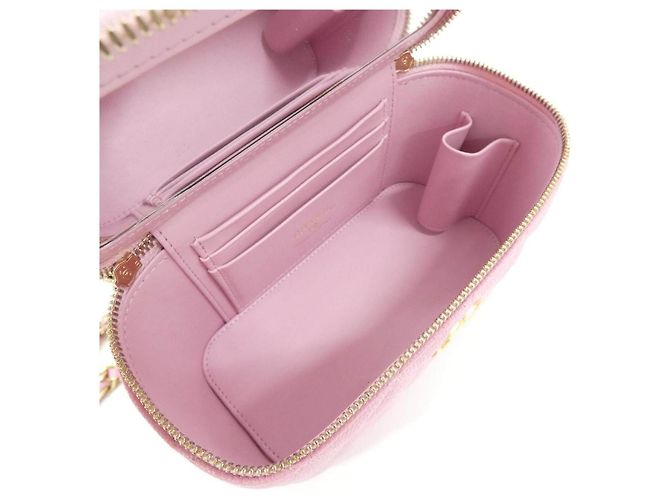 Borsa a tracolla Chanel in pelle Caviar - vista 9