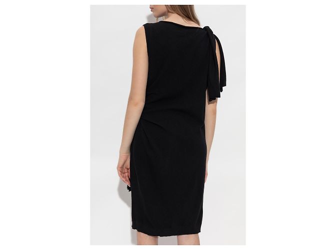 Vestido Moschino de lana negro - vista 4