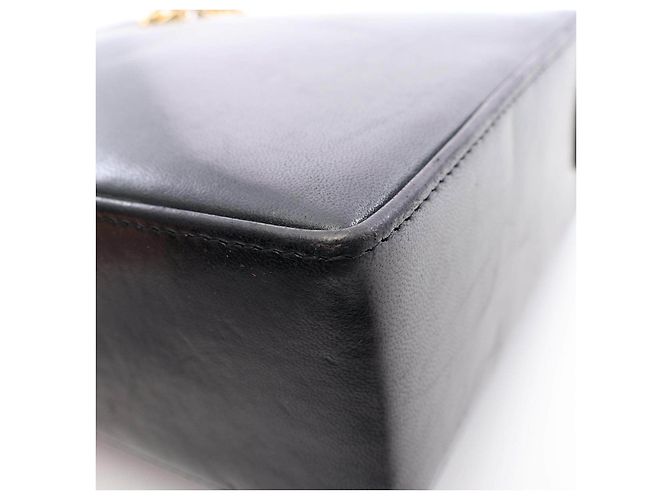 Sac à main Dior en cuir noir - vue 8