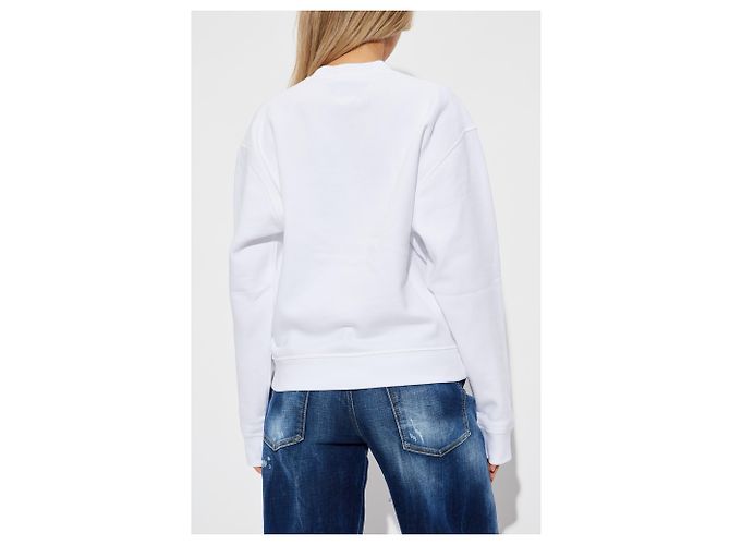 Dsquared2 Sweatshirt mit Print und Applikationen - Ansicht 4