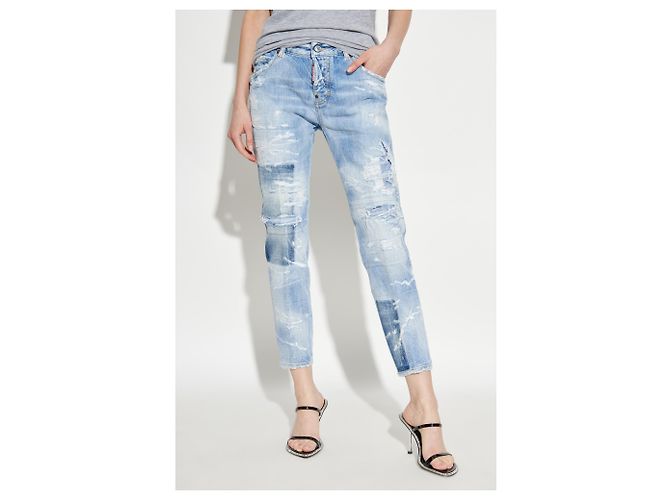 Vaqueros Cool Girl Dsquared2 azules de algodón - vista 3