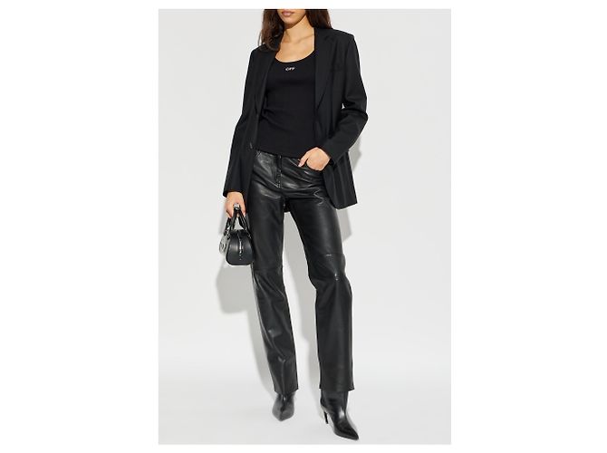 Moschino Blazer confeccionado con tejidos combinados - vista 2