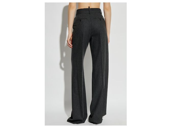 Dsquared2 Wollhose in Grau Wide Leg - Ansicht 4