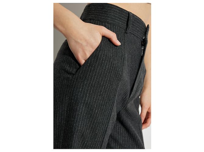 Dsquared2 Wollhose in Grau Wide Leg - Ansicht 5