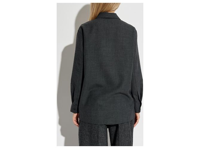 Studio Nicholson Pinole Top Grey Wool - view 4