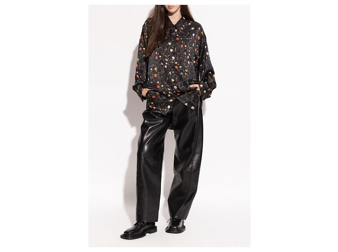 Scarpe derby Moschino in pelle vernice nera - vista 3