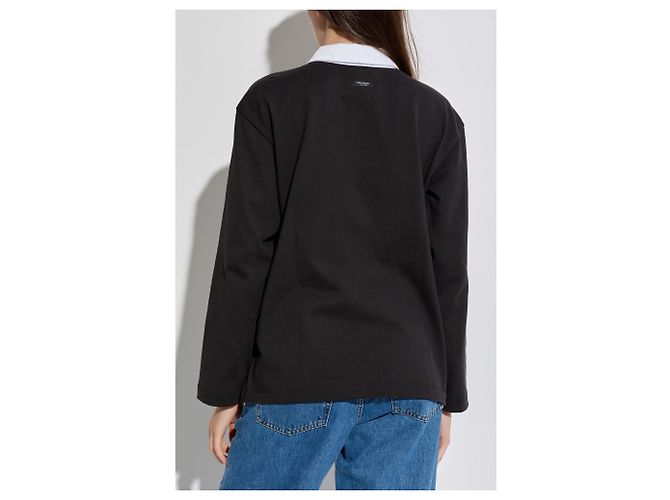 Kate Spade Poloshirt mit Logo Schwarz Baumwolle - Ansicht 4