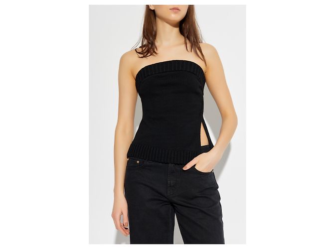 Top Lou Cult Gaia Negro de Algodón - vista 3