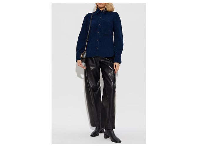 Victoria Beckham Camisa de pana con bolsillo - vista 2