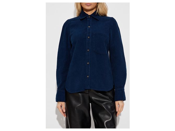 Victoria Beckham Camisa de pana con bolsillo - vista 3