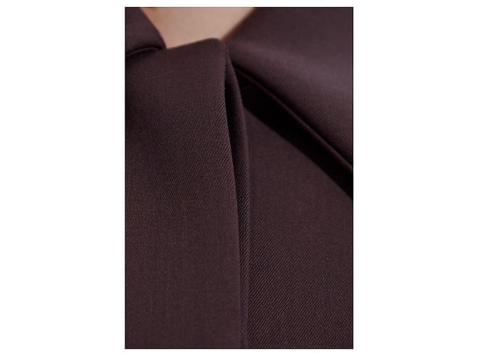 Abrigo Bacio Sportmax morado de lana - vista 5