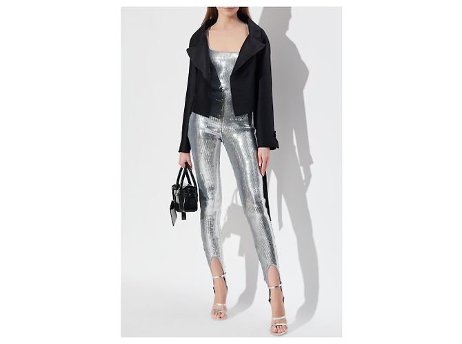 Blazer nero in lana Dsquared2 - vista 2