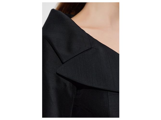 Blazer nero in lana Dsquared2 - vista 5