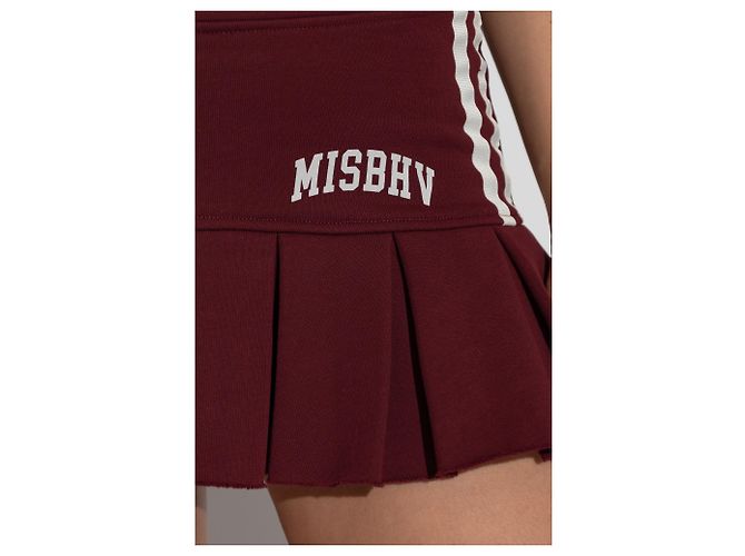 Autre Marque Falda Logo MISBHV Borgoña - vista 5