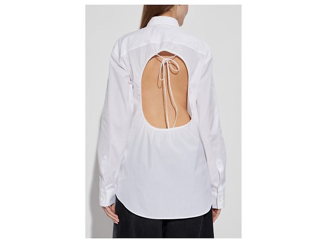 Camisa de algodón blanca Dsquared2 X BETTTER - vista 4