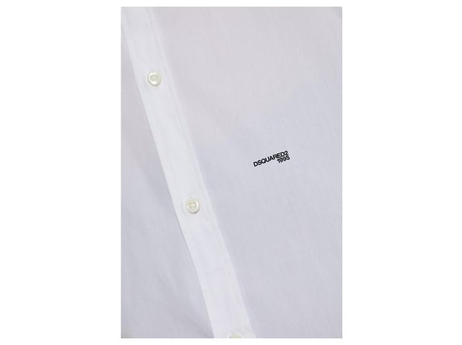 Camisa de algodón blanca Dsquared2 X BETTTER - vista 5