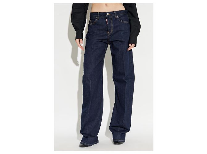 Vaqueros Dsquared2 D2 Twisted Azul Marino - vista 3