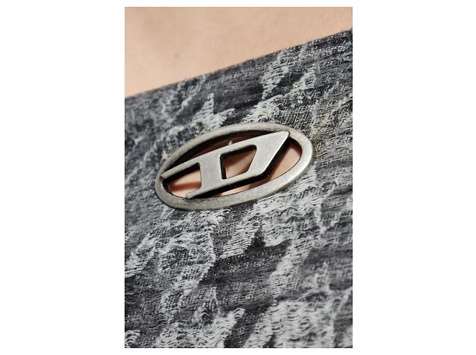 Top Diesel DE-ORSET-FSH1 de algodón con estampado pata de gallo gris - vista 5