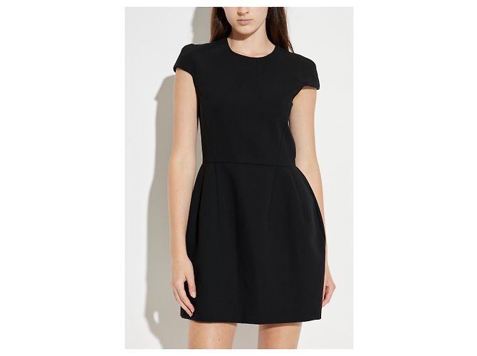 Abito nero a maniche corte Moschino - vista 3