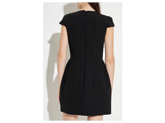 Abito nero a maniche corte Moschino - vista 4