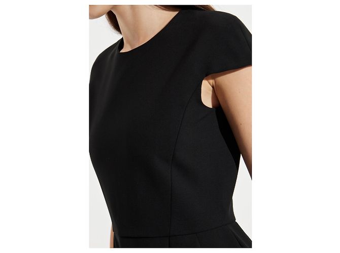Abito nero a maniche corte Moschino - vista 5