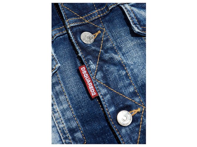 Dsquared2 Jeansjacke in Blau - Ansicht 5