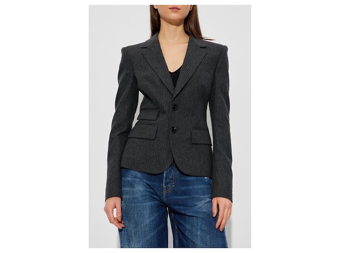 Dsquared2 Blazer a righe sottili - vista 3