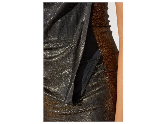 Diesel D-KARAM Kleid Gold Metallic Mini - Ansicht 5