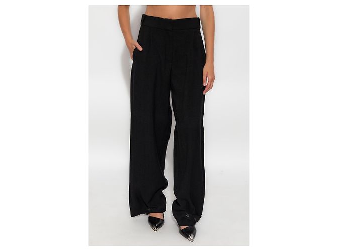 Pantaloni Iro Axelle neri in viscosa - vista 3